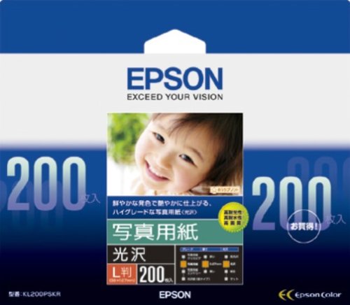EPSON �G�v�\�������ʐ^�p��<����> L�� 200�� KL200PSKR