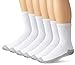 Fruit Of The Loom Men's 6 Pack Heavy Duty Crew Socks
