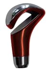 Schaltknauf ALU ALUMINIUM CHROM ROT