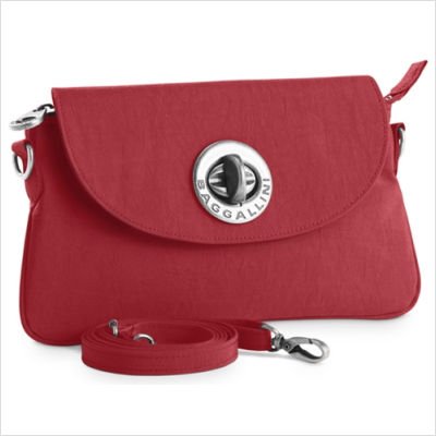 Travel Gear Bag baggallini Monaco Clutch Small   Silver Hardware
