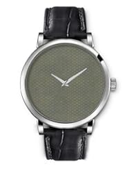 SPRAWL Aanalog Fashion Series Silver Ladies Watches of Genuine Black Leather Strap,Unique Wrist Watch for Women Girls Designed with Yellow flowers on gray background