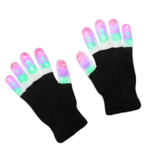 LED Gloves, Vitalismo Finger Lights Toys