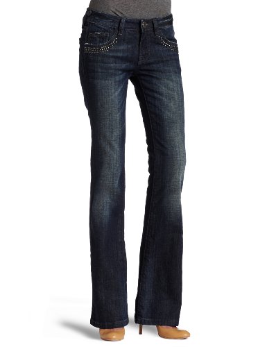 Vigoss Juniors Studded V Boot Denim Jean