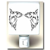 Shark Abstract Fancy Ceramic Square Nighlight