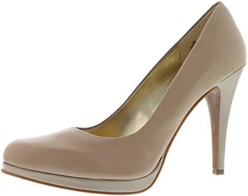 Nine West Ladies Rocha Leather Pump Taupe 8 M US