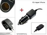 Produkt-Bild: Auto-Ladekabel f&uuml;r Apple iPhone 3G -Black Edition + Netzteil Adapter
