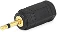 Monoprice 107121 2.5mm Mono Plug to 3.5mm Mono Jack Adaptor, Gold Plated
