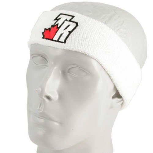 adidas Toronto Raptors White Team Logo Headband