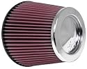 K&N Universal Chrome Filter : 6" FLG, 7-1/2" B, 5" CR-T, 6" H - Part No. RC-4381