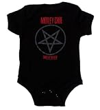 Toddler and Infant MOTLEY CRUE "SHOUT" One Piece Baby Suit in Black