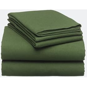 Pinzon 160-Gram Solid Flannel Sheet Set