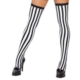 Womens Costume Outfit Accessory Referee Stockings