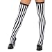 Womens Costume Outfit Accessory Referee Stockings