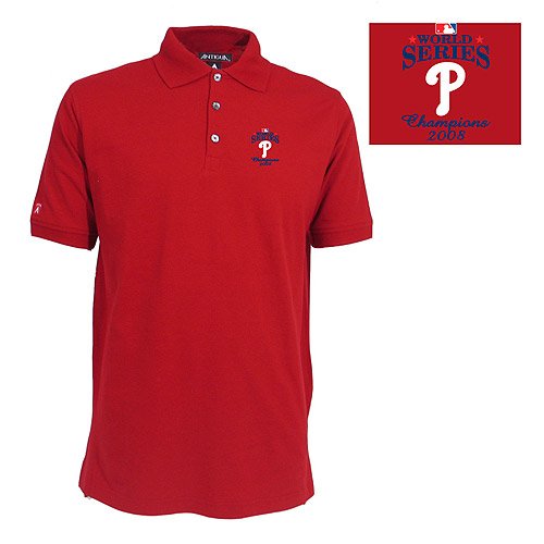 Philadelphia Phillies 2008 World Series Champions Classic Pique Polo