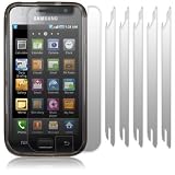 Pack Coque De Protection Tpu Silicone + 6 Films Protections d'Ecran pour Samsung I9000 Galaxy S - Noirpar Qubits