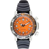 Seiko Men's Automatic Dive Black Urethane Strap Watch #SNM037