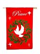 Regular Sized Flag Holiday Peace Dove