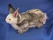 JACQUARD RABBIT PLUSH TOY