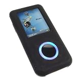 Bargaincell- Brand New Black Silicon/silicone Skin Cover Case with Strap for Sandisk Sansa E200, E250, E260, E270, E280, E200r, E250r, E260r, E270r, E280r Mp3 Player