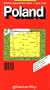 Poland 1:800,000 Road Map with city plans