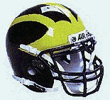 Michigan Wolverines NCAA Schutt Full Size Authentic Football Helmet