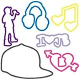 Silly Bandz Shaped Rubber Bands Bracelets 24Pack Justin Bieber