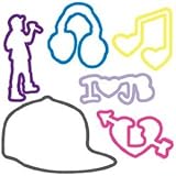 Silly Bandz Shaped Rubber Bands Bracelets 24Pack Justin Bieber