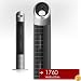 Miallegro 1760 Air Ionizer Tower Fan with Remote Control (Oscillates internally)