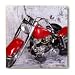 Ceramic Coaster Set - 4 pcs - Designer Coasters: Motorcycle/Motorcycles - (CCMO-001)