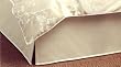 Martha Stewart Ikebana Cal King Bedskirt Gold