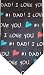 I love dad tie Father's day ties