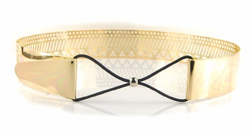 Hot And Fashion Gold Mirror Metal Waist Belt High Quality