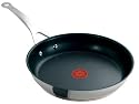 Tefal Jamie Oliver Stainless Steel Frying Pan, Coated, 30 cm