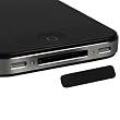 mumbi Staub Schutz Dock St�psel iPhone 4 4S Wasserschutz schwarz/black