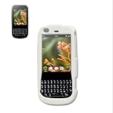 New Fashionable Perfect Fit Hard Protector Skin Cover Cell Phone Case with belt clip for Palm PIXI Sprint/verizon - White