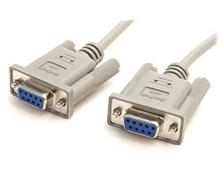 StarTech.com 10-Feet DB9 RS232 Serial Null Modem Cable F/F (SCNM9FF)