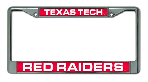 NCAA Texas Tech Red Raiders Laser Cut Chrome Plate Frame
