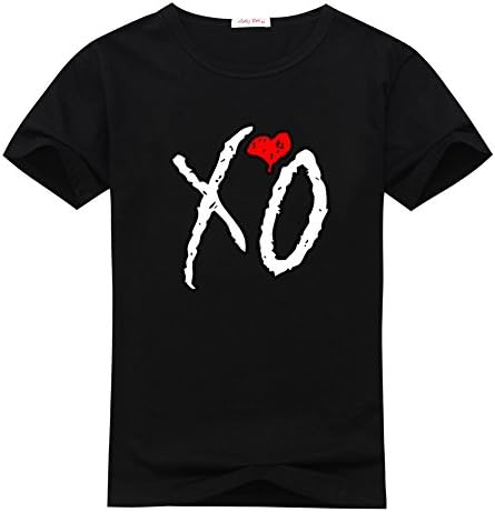AaronSanders Womens The Weeknd XO Black T-shirts Size S