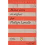 Mieux �crire en anglais de Philippe Laruelle