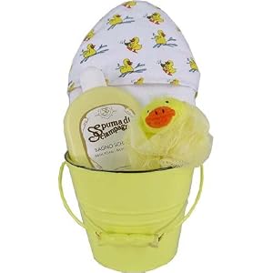 Duck Ducky Themed Baby Gift Basket - Boy or Girl