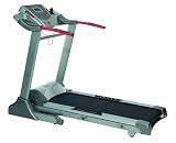 Christopeit Laufband TM 3 Esprit, Silber Schwarz Rot