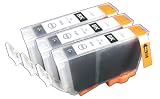 3pk of non-OEM Canon CLI-8 Black Compatible Ink Cartridge With CHIP! For Canon Pro9000 ip4200 MP960 ip6700D and more!