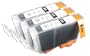 3pk of non-OEM Canon CLI-8 Black Compatible Ink Cartridge With CHIP! For Canon Pro9000 ip4200 MP960 ip6700D and more!