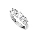 3 Cubic Zirconia 3 3/4 ct. Sterling Silver Ring (Size-7)