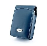 i-nique (Nikon Coolpix S210) traditional Napa (ROYAL NAVY - BLUE) leather digital camera case