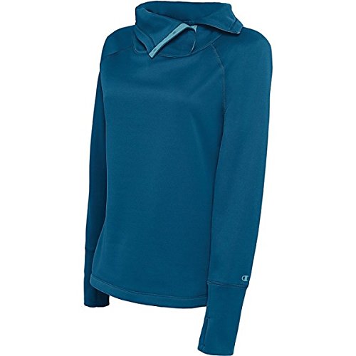 チャンピオン アウター パーカ＆スウェット Champion Women's Tech Fleece Open Bottom Patina Blu [並行輸入品]