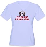 It's On Like Donkey Kong Girls T-Shirt :: Vintage Gamer Chick Tee #11
