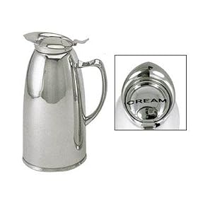 S/S Insulated Server 23 oz w/etch Cream