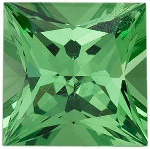 Princess Shape Tsavorite Green Garnet Grade AA, 2.25 mm, 0.07 carats
