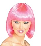 Hot Pink Super Model COSTUME Wig